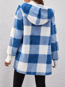 Buffy Buffalo Plaid Hooded Coat