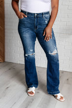 Load image into Gallery viewer, Mila Mid Rise Distressed Bootcut Jeans