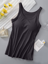 Load image into Gallery viewer, Round Neck Tank with Bra