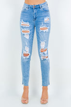 Load image into Gallery viewer, American Bazi High Waist Destroyed Jeans