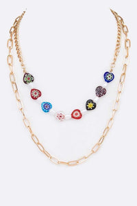 Full of Heart Multicolor Layered Necklace