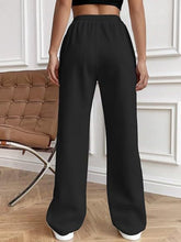 Load image into Gallery viewer, Drawstring Wide Leg Pants with Pockets