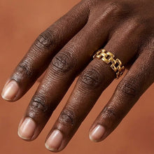 Load image into Gallery viewer, Cre8ed2luv's 18K GP Cutout Ring