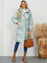 Load image into Gallery viewer, KAILEY Long Sleeve Longline Hooded Winter Coat