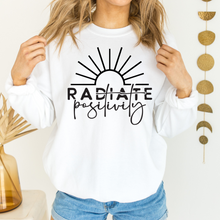 Load image into Gallery viewer, Radiate Positivity Graphic Sweatshirt