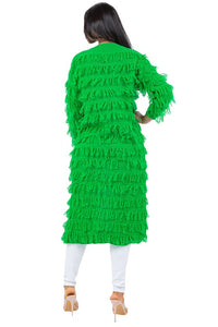 Ride'n High Fringed Long Cardigan