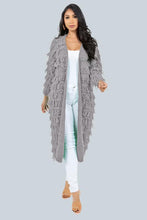 Load image into Gallery viewer, Ride&#39;n High Fringed Long Cardigan