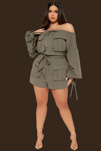 On Top of the World Cargo Style Romper