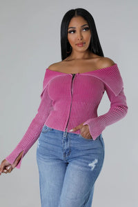 Chantel Fitted Knitwear Top