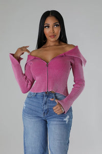 Chantel Fitted Knitwear Top