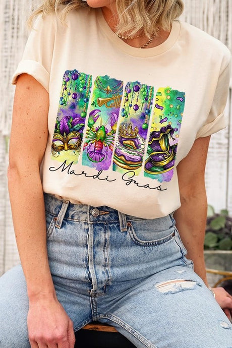 Cre8ed2luv's Mardi Gras Madness Graphic Tee