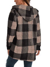 Load image into Gallery viewer, Buffy Buffalo Plaid Hooded Coat