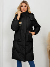 Load image into Gallery viewer, KAILEY Long Sleeve Longline Hooded Winter Coat