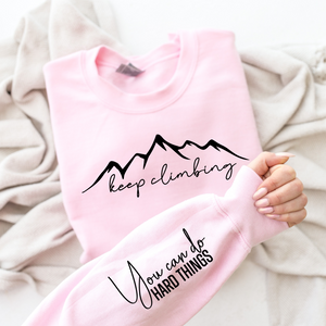 Keep Climbing Graphic Sweatshirt