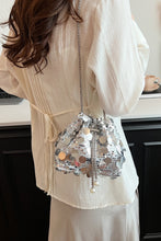 Load image into Gallery viewer, Drawstring Sequin Crossbody Bag