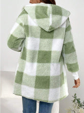 Load image into Gallery viewer, Buffy Buffalo Plaid Hooded Coat