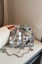 Load image into Gallery viewer, Drawstring Sequin Crossbody Bag