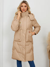 Load image into Gallery viewer, KAILEY Long Sleeve Longline Hooded Winter Coat