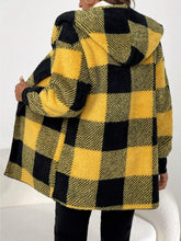 Load image into Gallery viewer, Buffy Buffalo Plaid Hooded Coat