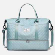 Load image into Gallery viewer, Diamond Grid Oxford Cloth Oversize Travel Bag