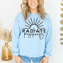 Load image into Gallery viewer, Radiate Positivity Graphic Sweatshirt