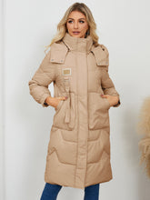 Load image into Gallery viewer, KAILEY Long Sleeve Longline Hooded Winter Coat