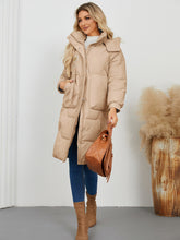 Load image into Gallery viewer, KAILEY Long Sleeve Longline Hooded Winter Coat