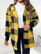 Load image into Gallery viewer, Buffy Buffalo Plaid Hooded Coat