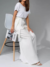 Load image into Gallery viewer, Full Size Sequin Round Neck Short Sleeve Wide Leg Jumpsuit