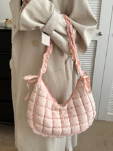 Load image into Gallery viewer, Bubble Texture Ruched Strap Quilted Shoulder Bag