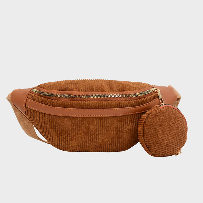 Small, But Mighty Mini Corduroy Sling Bag