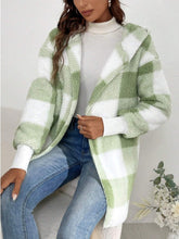 Load image into Gallery viewer, Buffy Buffalo Plaid Hooded Coat