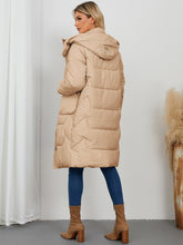 Load image into Gallery viewer, KAILEY Long Sleeve Longline Hooded Winter Coat