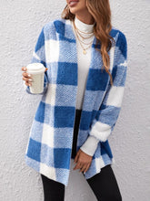 Load image into Gallery viewer, Buffy Buffalo Plaid Hooded Coat