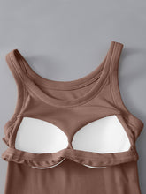 Load image into Gallery viewer, Round Neck Tank with Bra