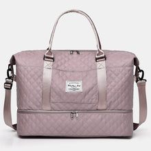 Load image into Gallery viewer, Diamond Grid Oxford Cloth Oversize Travel Bag