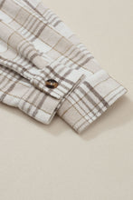 Load image into Gallery viewer, Carrie Plaid Removable Hood Button Up Shacket