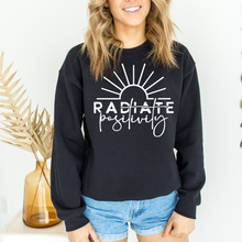 Load image into Gallery viewer, Radiate Positivity Graphic Sweatshirt