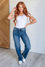 Load image into Gallery viewer, Anita Mid Rise Control Top Vintage Straight Jeans