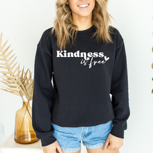 Load image into Gallery viewer, Kindness Is Free Graphic Sweatshirt