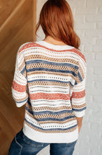 Load image into Gallery viewer, Don&#39;t Leave Me Out Striped V-Neck Top