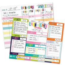 Load image into Gallery viewer, Earn &amp; Learn® Kids Money Management Chore Chart Pad