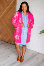 Load image into Gallery viewer, Enough Anyways Floral Cardigan in Pink