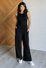 Load image into Gallery viewer, Hilary Wide Leg Jumpsuit in Black