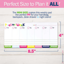 Load image into Gallery viewer, MINI Peek at the Week® Planner Pad