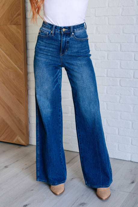 Eliza Tummy Control Top Retro Wide Leg Jeans