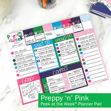 Load image into Gallery viewer, Peek at the Week® Weekly Planner Pad