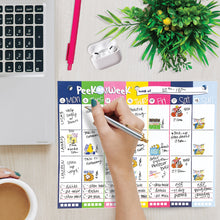 Load image into Gallery viewer, Peek at the Week® Weekly Planner Pad | Simple Cheery Week