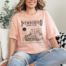 Load image into Gallery viewer, Introverted Book Club Graphic Tee