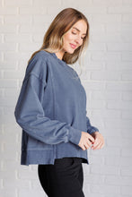 Load image into Gallery viewer, Quick Fix Mineral Wash Crew Neck Pullover in Psychic